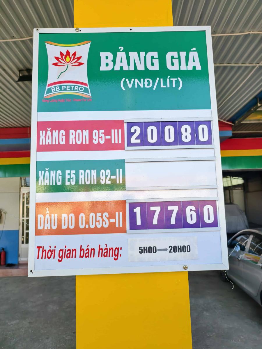 Cửa Hàng Xăng Dầu Trung Tâm Sóc Trăng