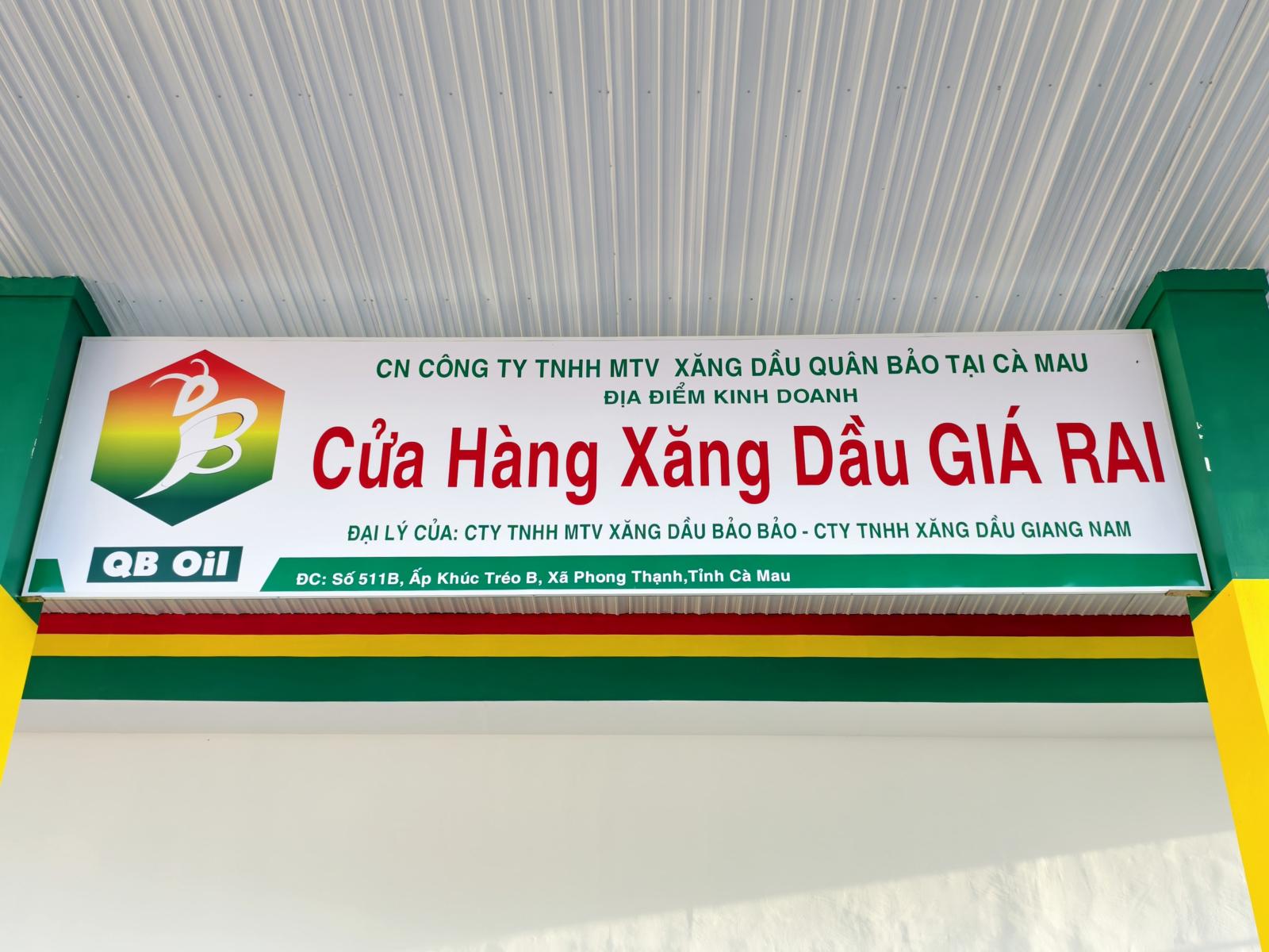Cửa Hàng Xăng Dầu Giá Rai
